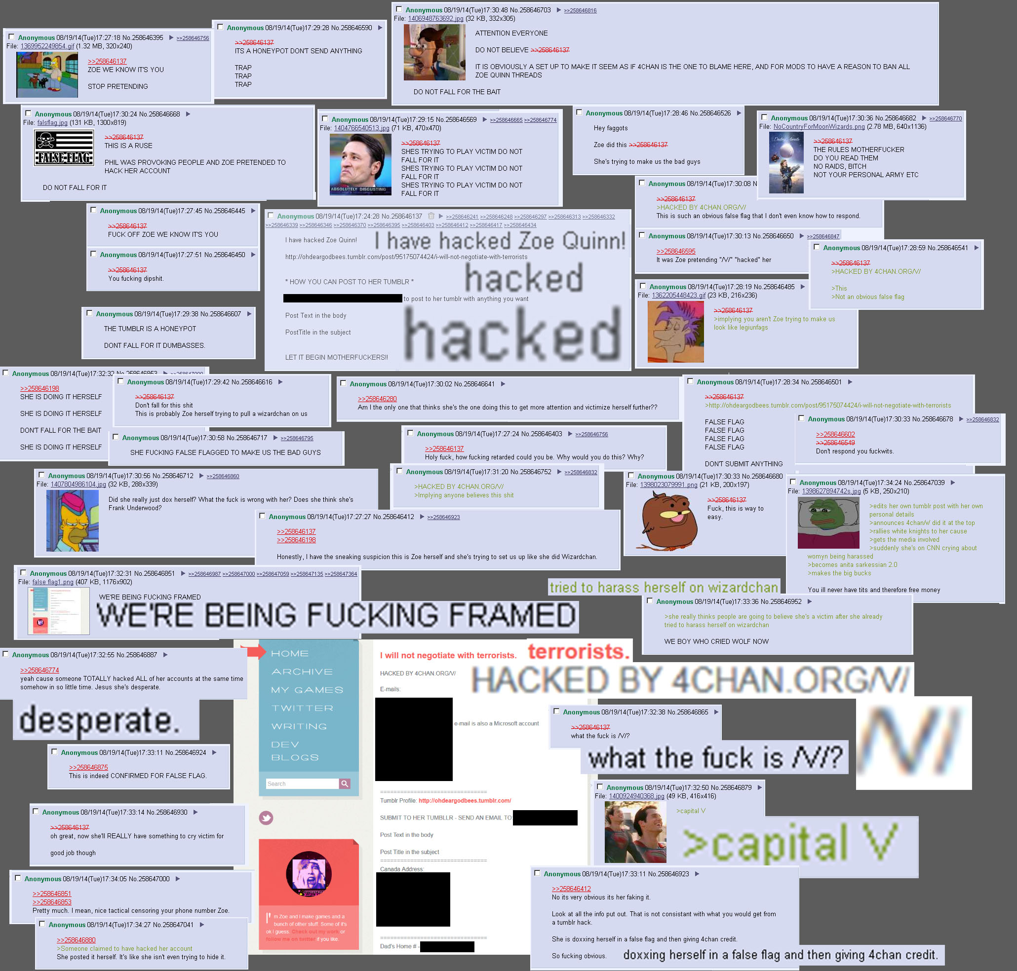 4chan reacts to Quinn's doxxing